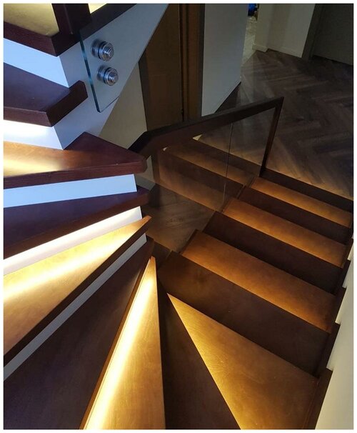 Умная подсветка для лестницы LightFusion серии PRO/24, 12 V до 24 ступеней, белый -1