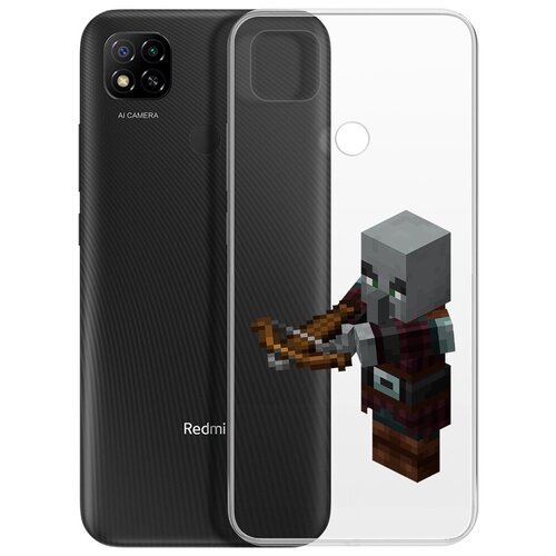 Чехол-накладка Krutoff Clear Case Разбойник для Xiaomi Redmi 9C чехол накладка krutoff clear case разбойник для xiaomi redmi 9t