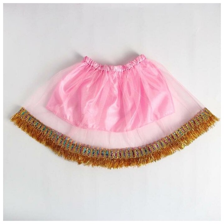 Карнавальная юбка «Бабочка» цвет розовый