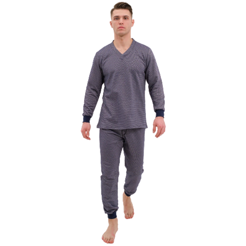 FOX TEX Комплект термо мужской (джемпер, брюки), цвет тёмно-синий, размер 52