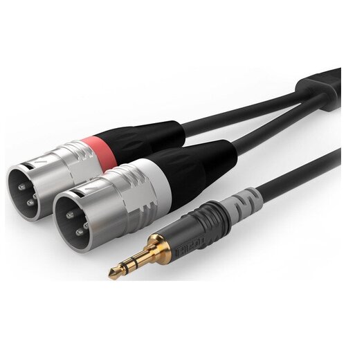 Кабель аудио 1xMini Jack - 2xXLR Sommer Cable HBA-3SM2-0150 1.5m кабель аудио 1xmini jack 2xrca sommer cable hba 3sc2 0300 3 0m