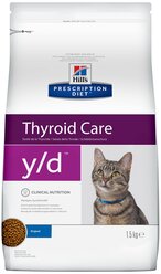 Сухой корм для кошек Hill's Prescription Diet y/d при проблемах щитовидной железы 1.5 кг