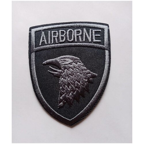 Термоаппликация термонаклейка нашивка коршун85см65см серого цвета 230₽