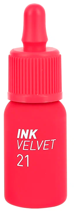Помада для губ PERIPERA PERIPERA INK VELVET жидкая тон 21 vitality coral red