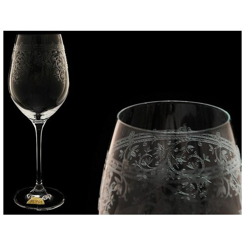 фото Набор из 2-х бокалов для вина celebration. европейский декор объем: 470 мл rona