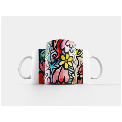 фото Кружка "современное искусство, текстура, дизайн" 320 мл lotsprints