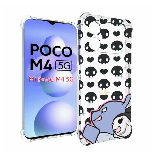 чехол mypads один дома детский для xiaomi poco m4 5g задняя панель накладка бампер Чехол MyPads злые-мини-животные детский для Xiaomi Poco M4 5G задняя-панель-накладка-бампер