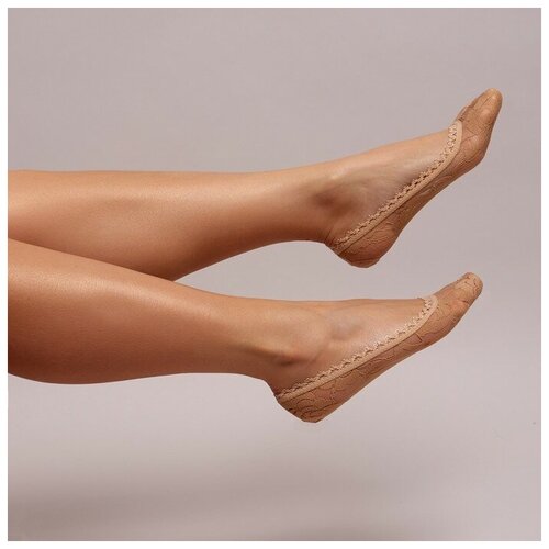 MINAKU Набор стеклянных женских носков (3 пары) MINAKU размер 36-37 (23 см)
