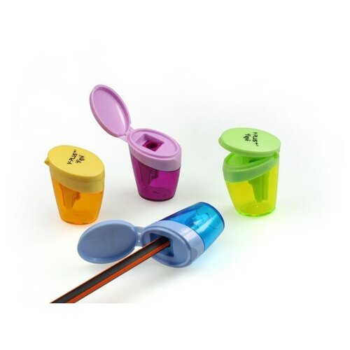 Точилка 1 отверстие Y-Plus Faye, с контейнером, в дисплее, микс