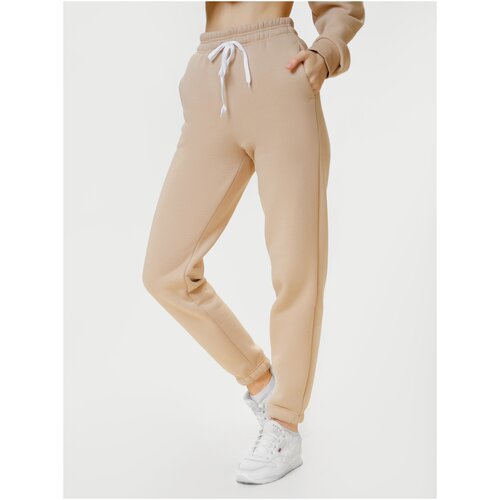 фото Брюки женские спортивные kanka к1014 спортивные штаны женские джоггеры однотонные с начесом голубые