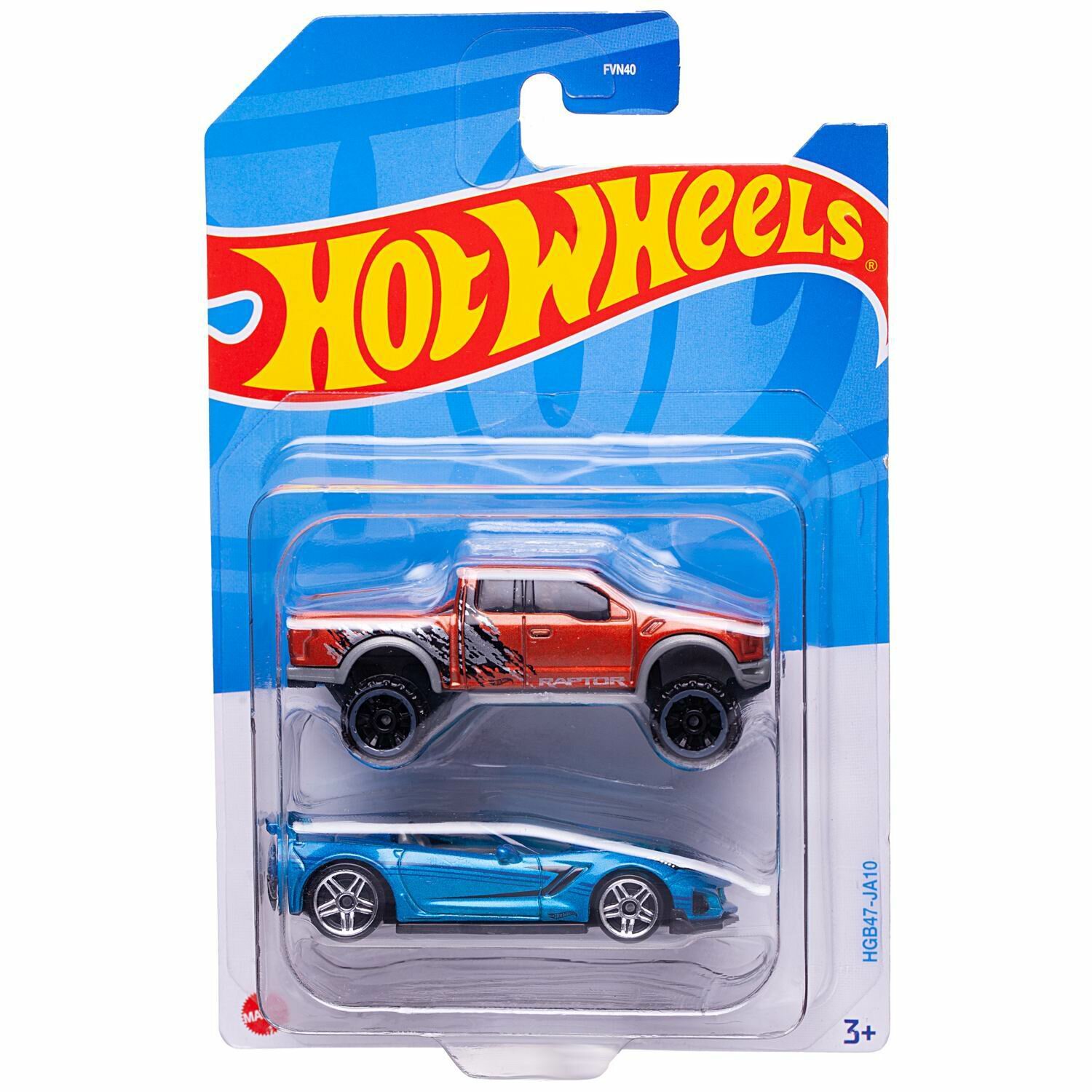 Набор машинок Mattel Hot Wheels упаковка из 2-х штук №17 FVN40/17