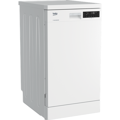 Узкая посудомоечная машина Beko DFS28123W, 45 см, белый