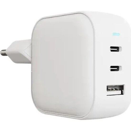 Сетевое зарядное устройство Vlp G-Charge 65Вт 2хUSB-С + USB-A, PD, QC, белый