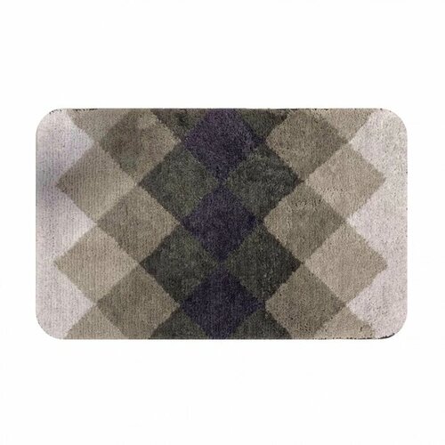 Коврик для ванной La Vita Мартина 60х100 см микрофибра серый