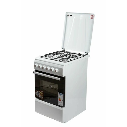 Комбинированная плита Danke 506001гэ Белый цвет в размере 50x60см с электрической духовкой 1900000₽