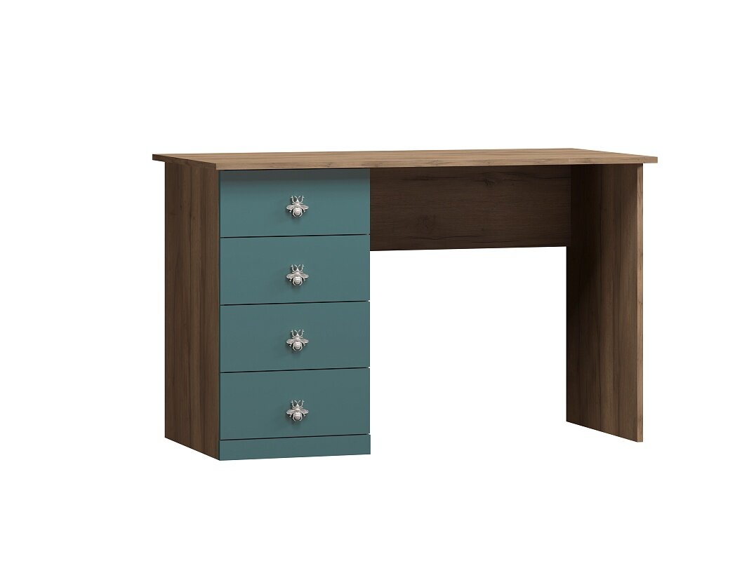 фото Письменный стол Скарабей - 2 Аквамарин 120x60x75 фабрика «Мебель Лэнд 24»
