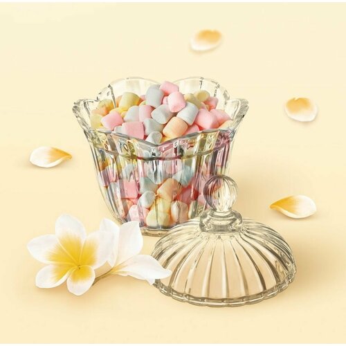 Конфетница или сахарница, 16*18 см, стекло