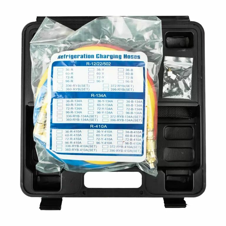 SpecX A16507 Набор арматуры для заправки, вакуумирования и проверки систем кондиционирования, r134a - фото №7