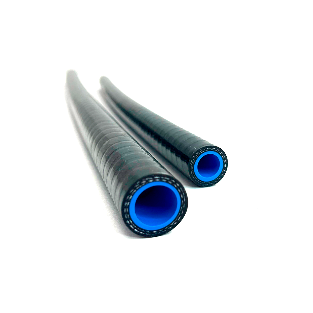 фото Шланг (патрубок) ГУР УАЗ Патриот после 2017 года силиконовый черный (к-т 2 шт.) "Балаково"