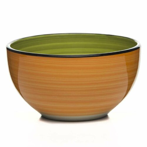 Салатник оранжево-зеленый 14 см 306₽