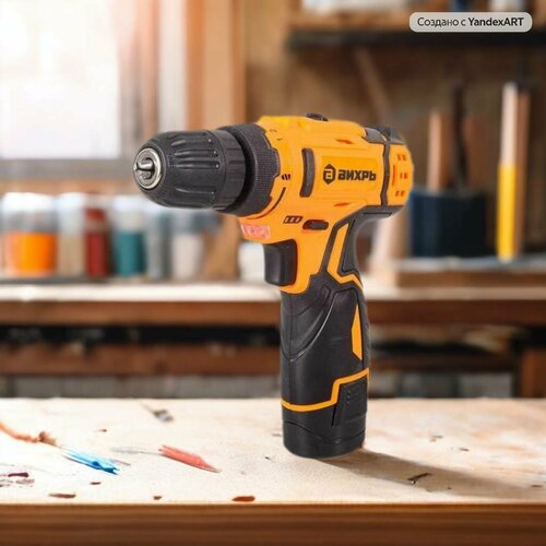 Дрель-шуруповерт аккумуляторная вихрь ДА-12Л-2К 2290₽