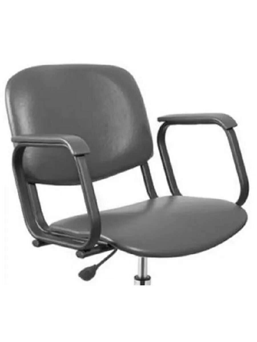 Парикмахерское кресло контакт пневматика хром — фото 1