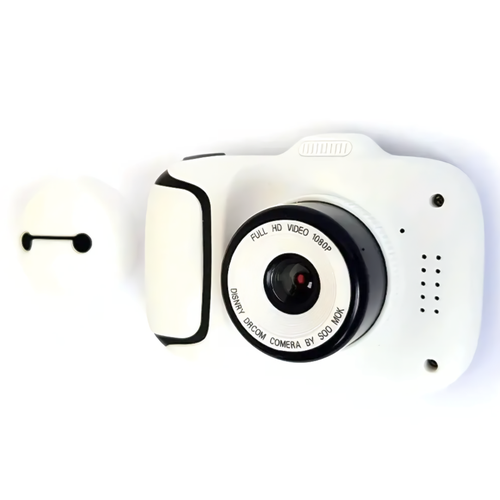 Детский фотоаппарат цифровой Пуговка Белый 1370₽