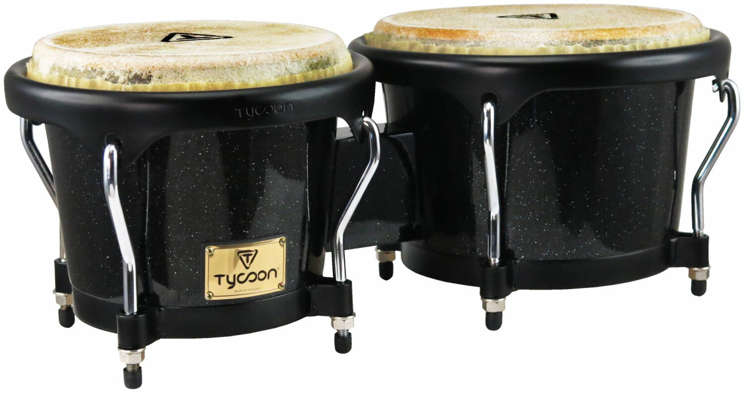 TYCOON TB-80 B MB Бонго 7'(18см) x 8'(22см) корпус: дуб цвет: черный металлик мембрана: натура