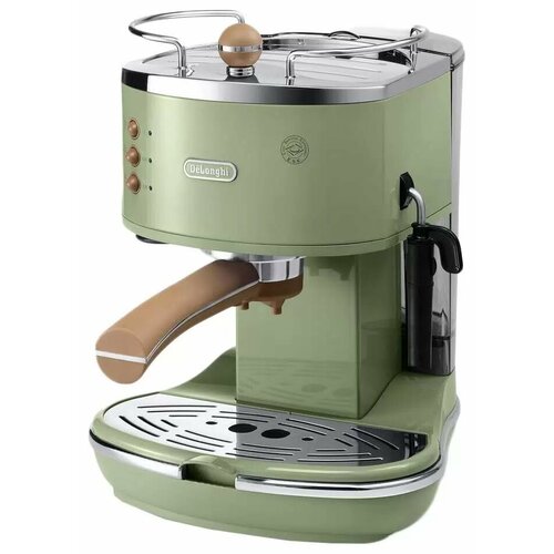 Портафильтр DeLonghi Icona Vintage ECOV311GR нержавеющая сталь 15 Бар зеленый 44082₽