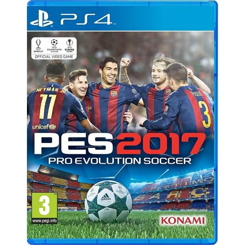 Игра PES 2017 Pro Evolution Soccer русские субтитры для PS4 1925₽