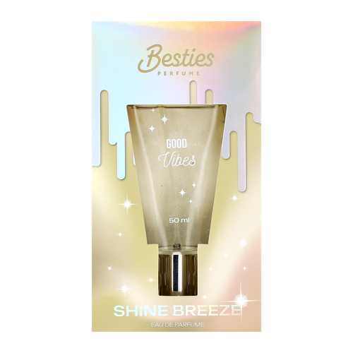 Парфюмерная вода BESTIES SHINE BREEZE good vibes для женщин, 50 мл