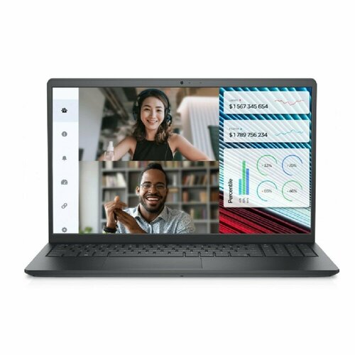 Dell Ноутбук Vostro 3520 3520-3850-1 клав РУС грав black 156 37770₽