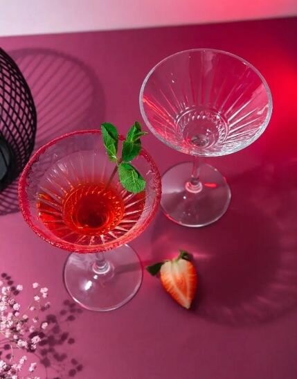 Набор фужеров Pasabahche Elysia, для мартини, стекло, 220мл, 4шт — фото 1