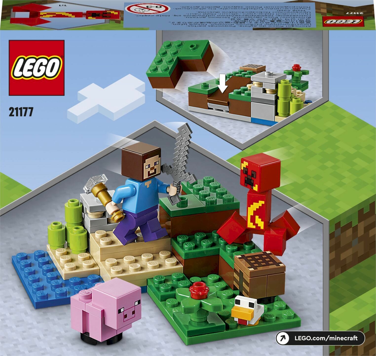 Конструктор LEGO Minecraft 21177 Засада Крипера — фото 1