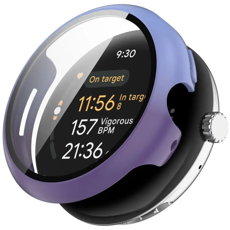 Закаленное стекло для умных часов Google Pixel Watch 3 41 мм 45 мм, Blue Purple, Pixel Watch 3 45mm