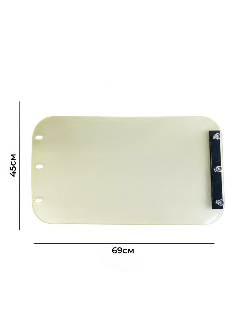 Коврик для виброплит AktiTool С100, с креплением, устойчивый,69х45 см — фото 1