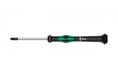 Отвертка Wera TORX для прецизионных работ WE-118186, с фиксацией крепежа, TX 10 x 60 мм
