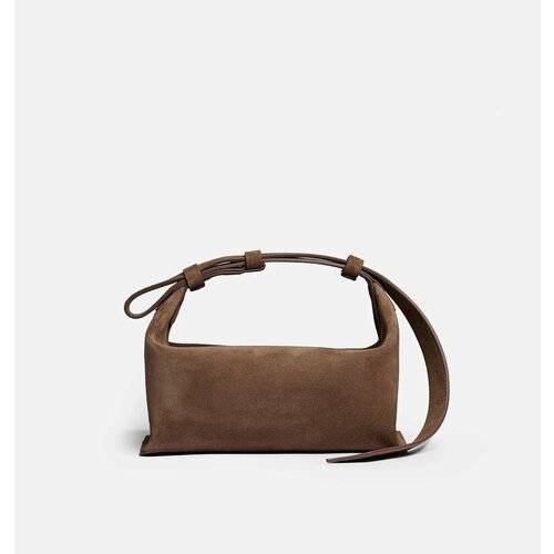 Сумка CNS - COINED IN STONE BOBBI mini pecan pie фактура бархатистая коричневый 19800₽