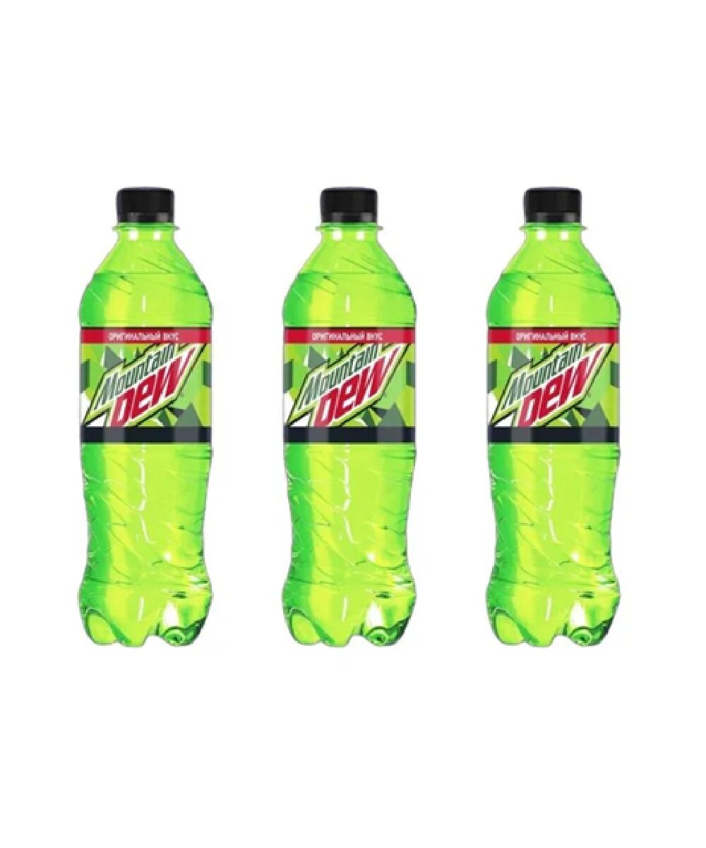 Набор из 3 газированных напитков Mountain Dew Classic по 0.5 л
