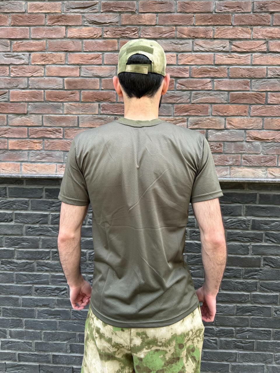 Футболка спортивная ГОРЕЦ, размер S, олива — фото 1