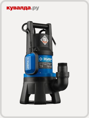 Изображение товара Насос дренажный ЗУБР НПГ-Т3-1300