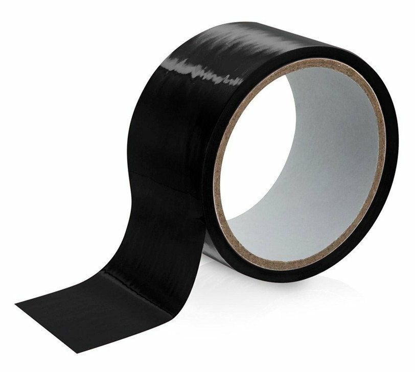 Скотч для бондажа CONCORDE Fetish Tentation 15 метров черный