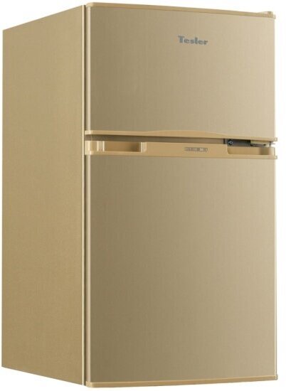 Холодильник Tesler RCT-100 CHAMPAGNE