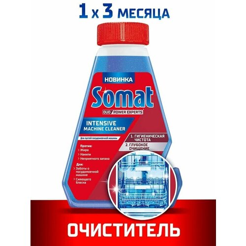 Средство чистящее для посудомоечных машин Somat Intensive 250мл x2шт