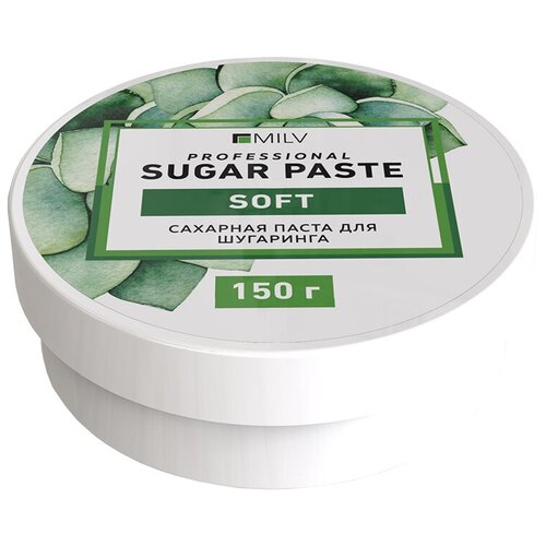 MILV Паста для шугаринга мягкая 150 мл 150 г мягкая сахарная паста д шугаринга milv sugar средняя 550 г