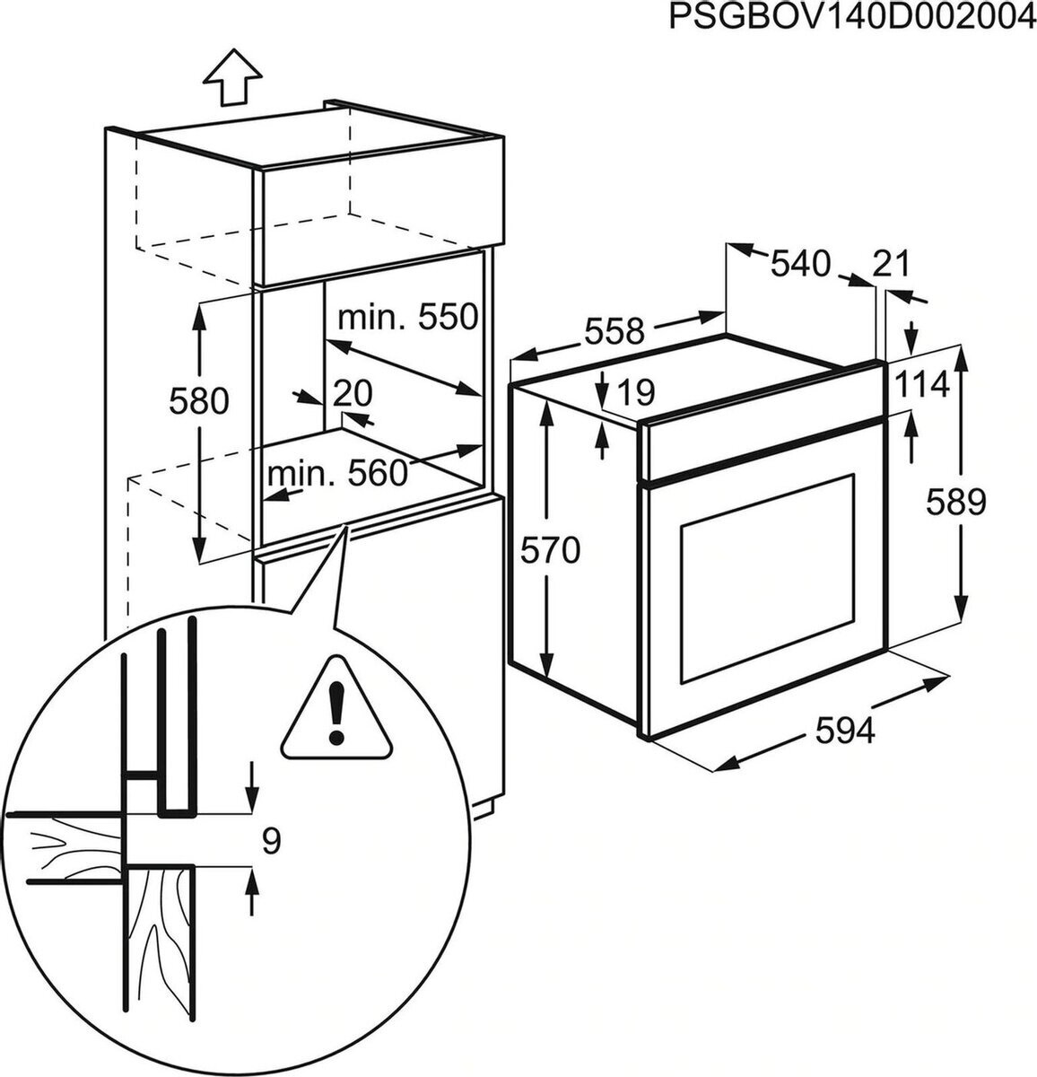 Духовой шкаф Electrolux EZB52410AW - фотография № 9