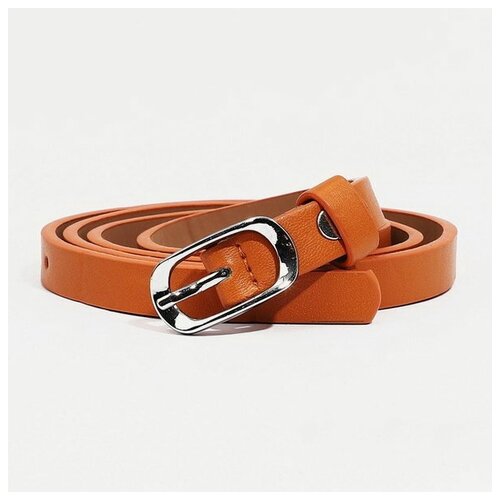 фото Ремень сима-ленд, размер 105, оранжевый сима-лэнд
