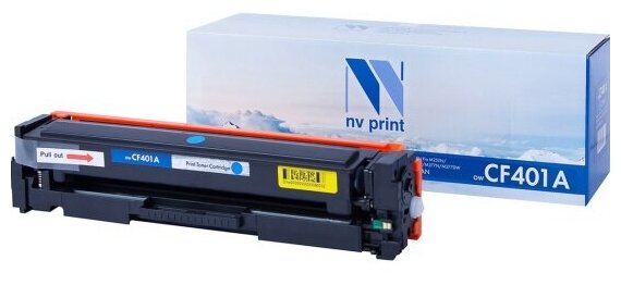 Тонер-картридж NV Print CF401A Cyan для Нewlett-Packard LaserJet Color Pro M252dw/M252n/M274n/M277dw/M277n (1400к)