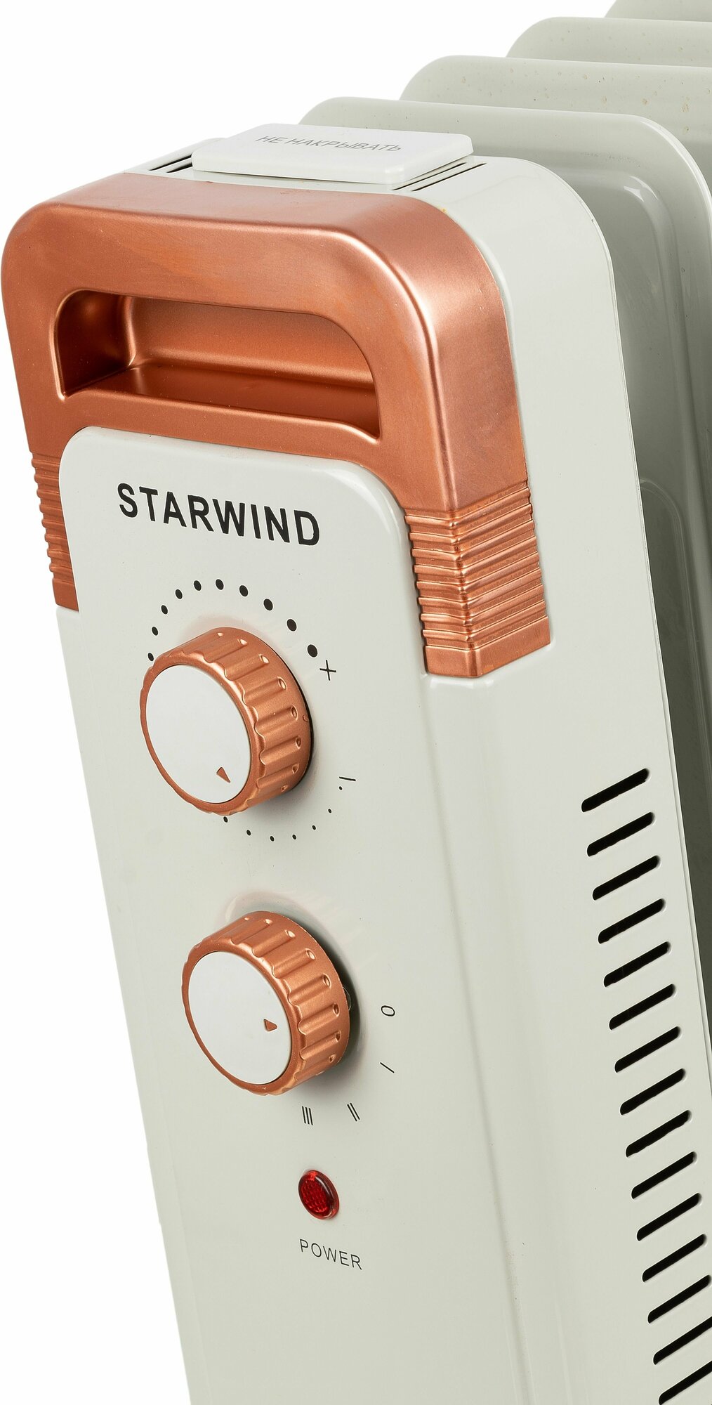 Масляный радиатор STARWIND , 2000Вт, белый - фото №5