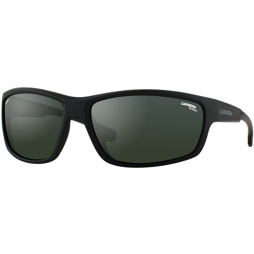 Солнцезащитные очки CARRERA, прямоугольные, оправа: пластик, поляризационные, для мужчин, черный